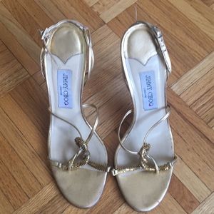 Jimmy Choo Gold Slingback